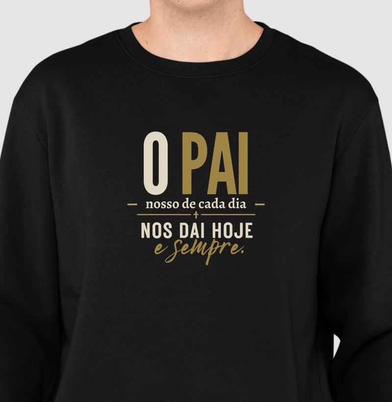 Moletom Preto "O Pai" 