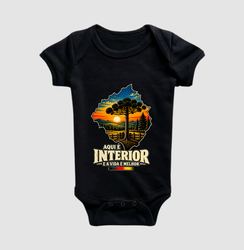 Aqui é interior — e a vida é melhor - Body Infantil
