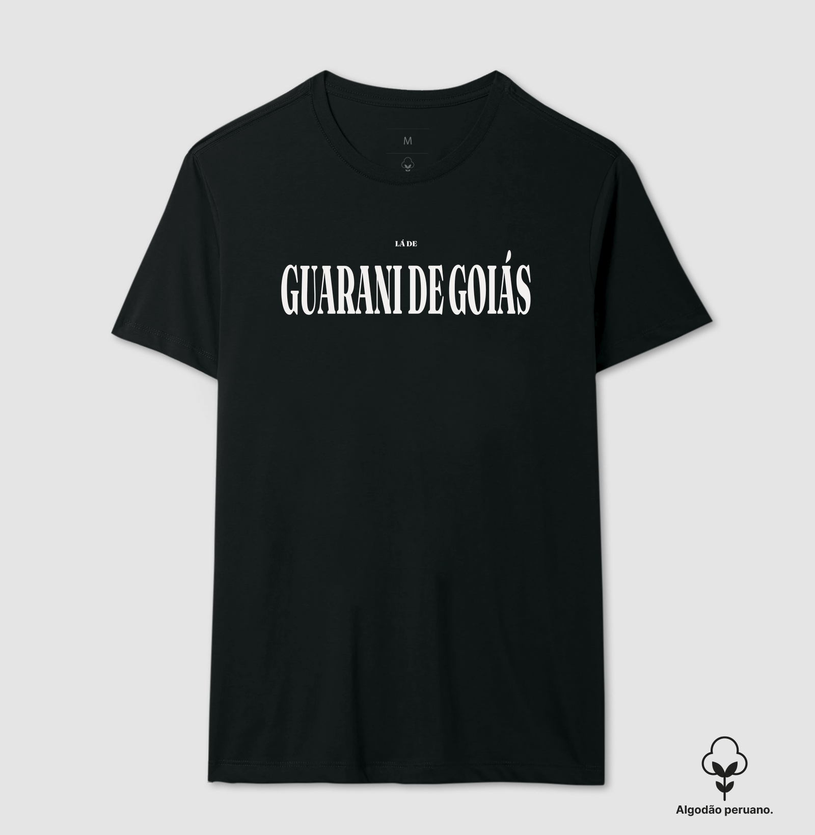 Guarani de Goiás | Tipografia GO - Camiseta Algodão Peruano