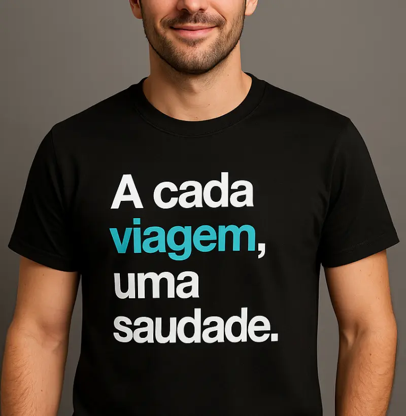 A cada viagem, uma saudade