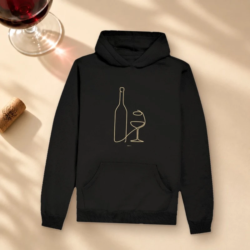 Moletom Garrafa & Taça - Hoodie Moletom