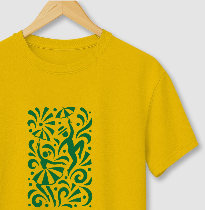 Camiseta Brasil Frevo Algodão Premium
