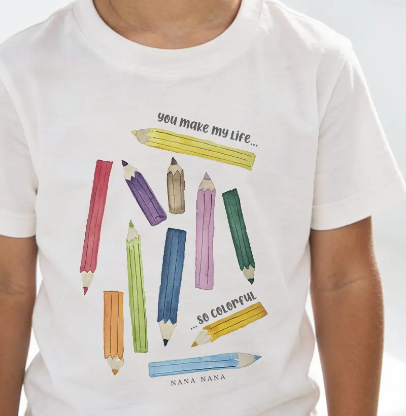 Lápis de cor - You make my like so colorful