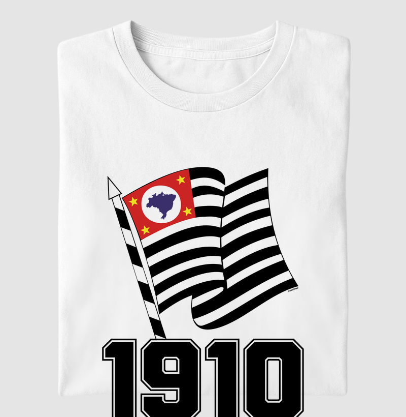 Camiseta Bandeira Paulista 1910