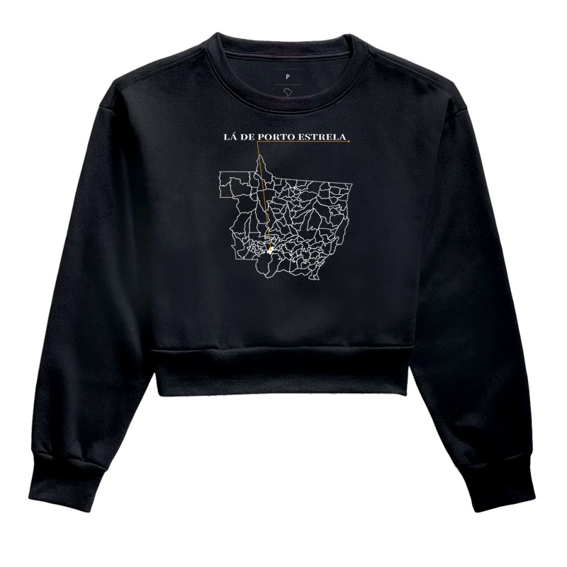 Porto Estrela | Origem MT - Cropped Moletom