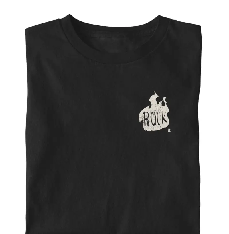 Camiseta Chama Rock | Ruído Mudo