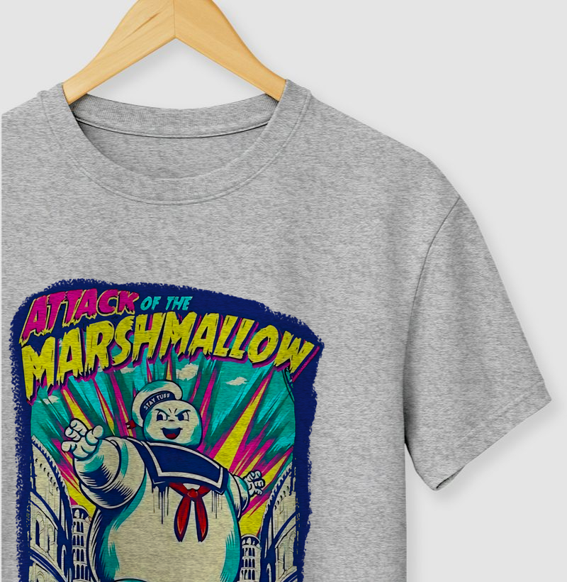 Camiseta - Stay Puft - Monstro de Marshmallow - Ghostbusters