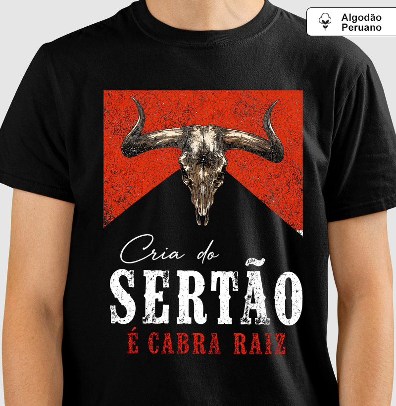 Cria do Sertão - Camiseta Algodão Peruano