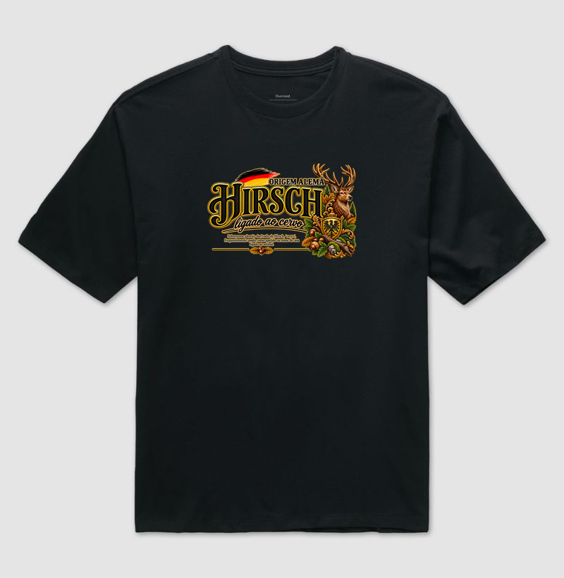 Hirsch  - Camiseta Oversized