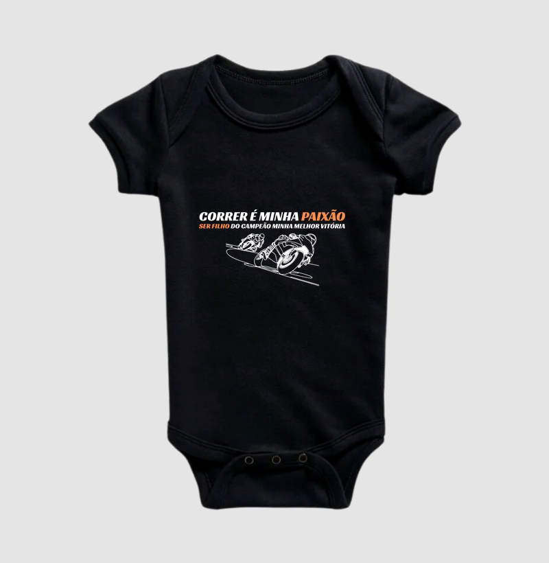 CORRER É MINHA PAIXÃO. SER FILHO DO CAMPEÃO É MINHA MELHOR VITÓRIA.