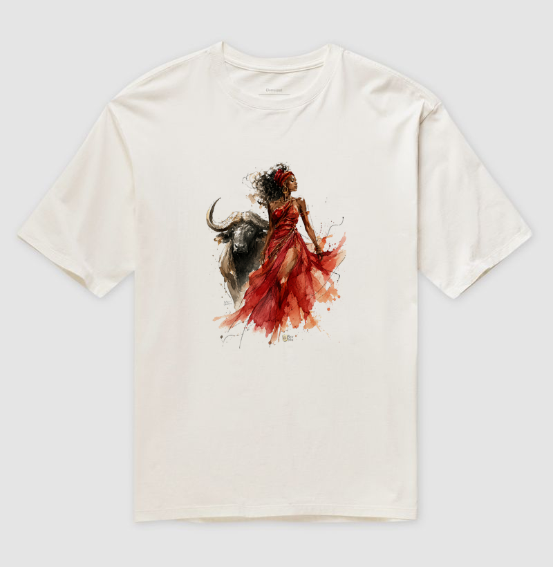 Na Força de Oyá 2 Maria Patuá - Camiseta Oversized