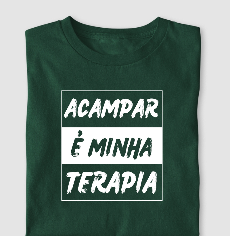 Acampar é minha terapia