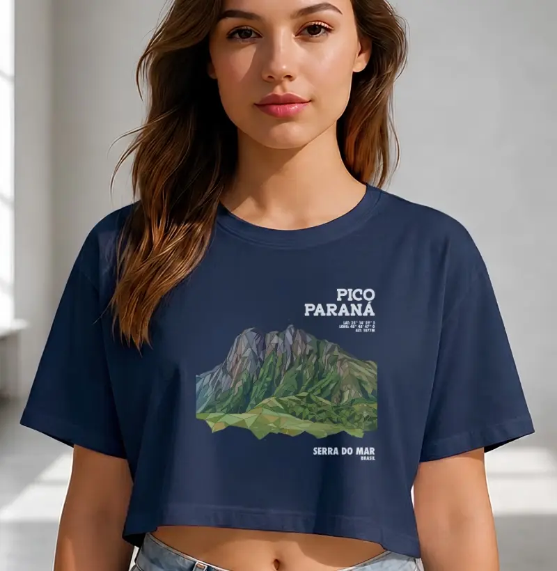 Camiseta Cropped Clássicos do Brasil | Pico Paraná