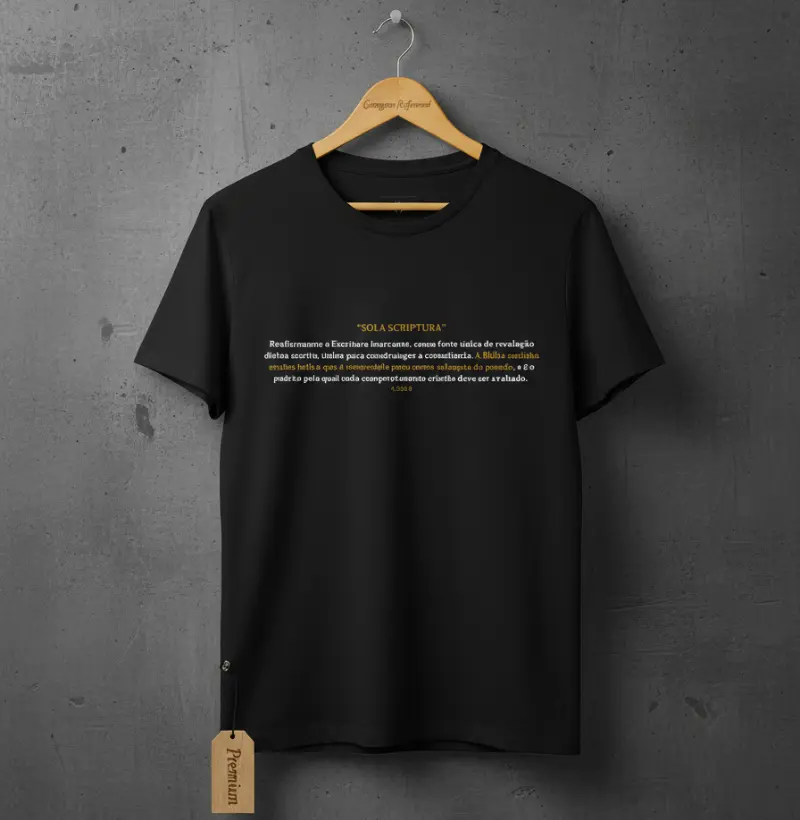 Sola Scriptura Minimalista Text