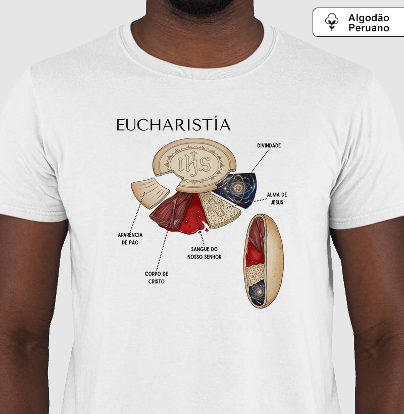 Camiseta Algodão Peruano – Anatomia da Eucaristia