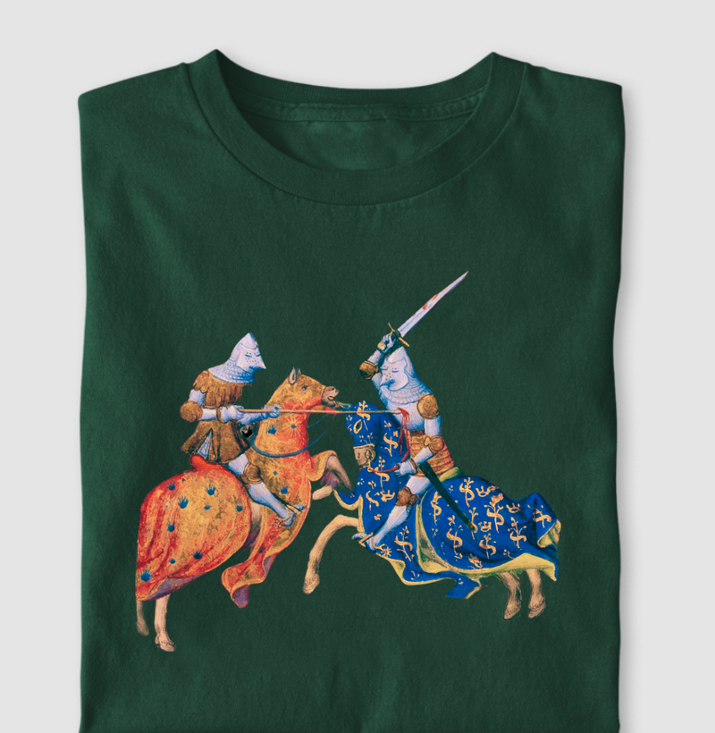 Camiseta O Encontro das Lanças – Manuscrito Histoire Romaine