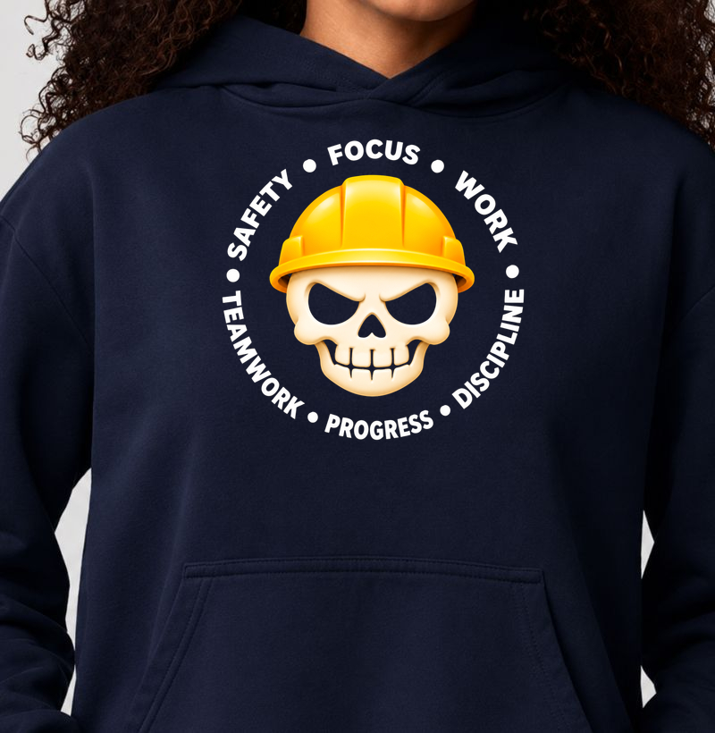 Emoji Caveira Focada - Hoodie Moletom