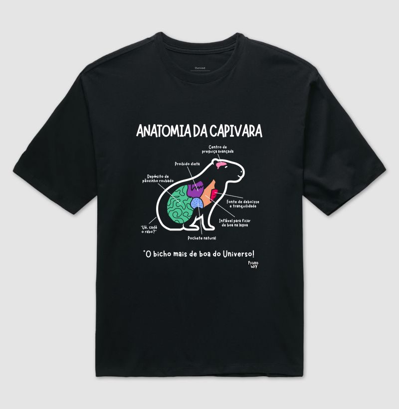 Anatomia da Capivara - Oversized
