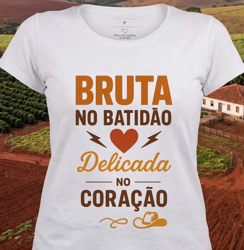 Bruta no batidão, delicada no coração