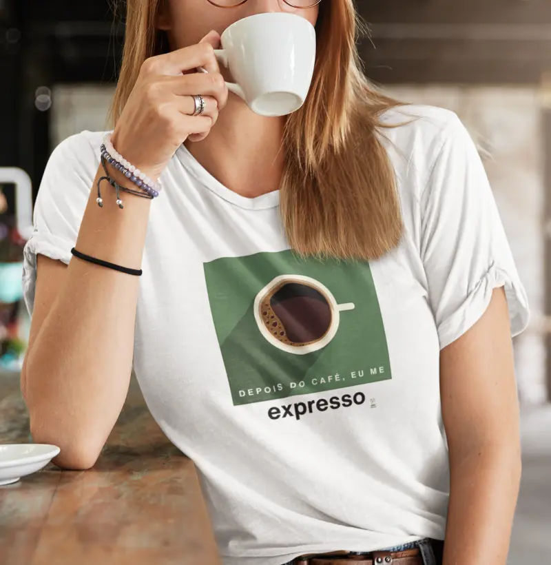 Depois do café, eu me expresso.