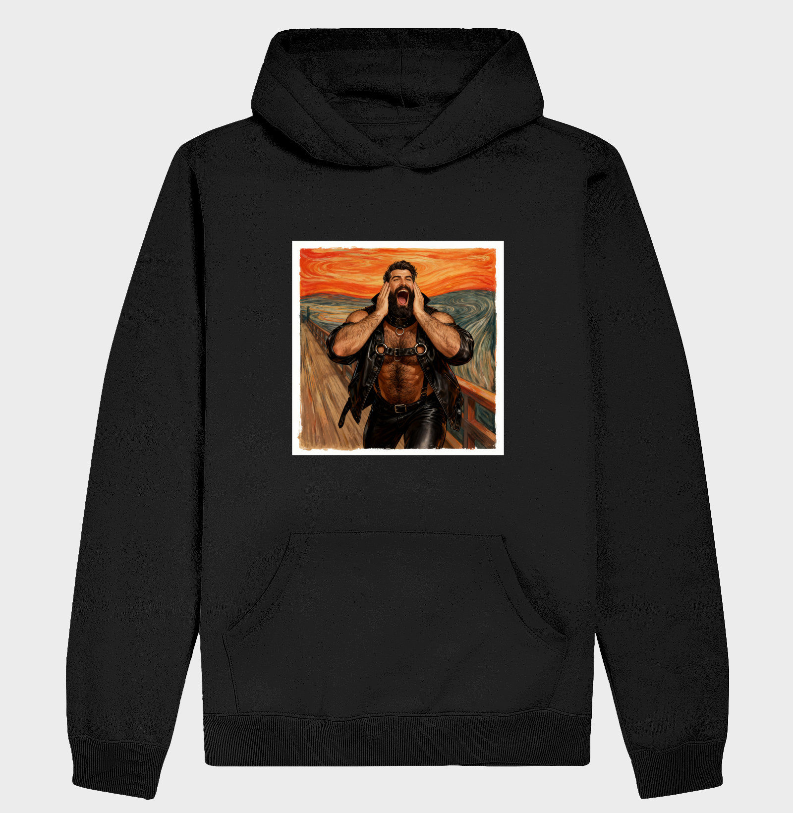 O Grito Leather Bear | Coleção Ô Bicha - Hoodie Moletom