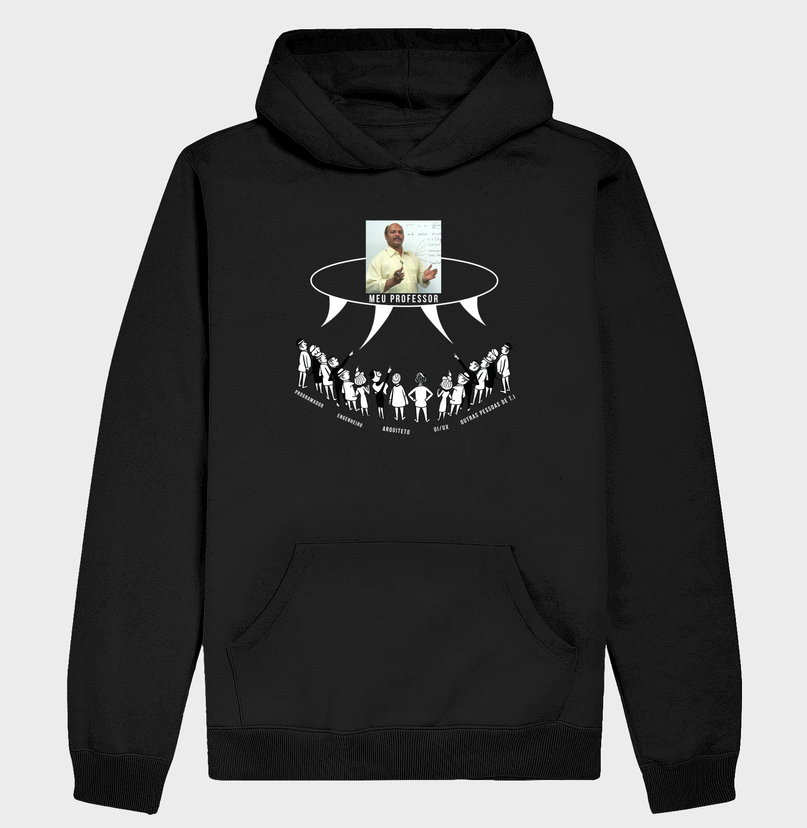 Meu Professor | Profissionais de T.I - Hoodie Moletom