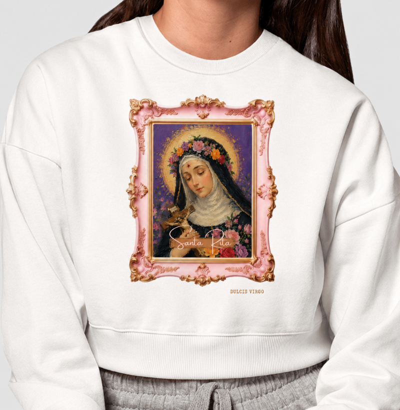 Santa Rita de Cássia - Pintura com Moldura