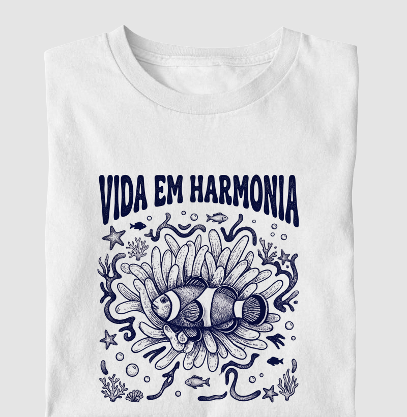 Camiseta Simbiose (Vida em Harmonia)