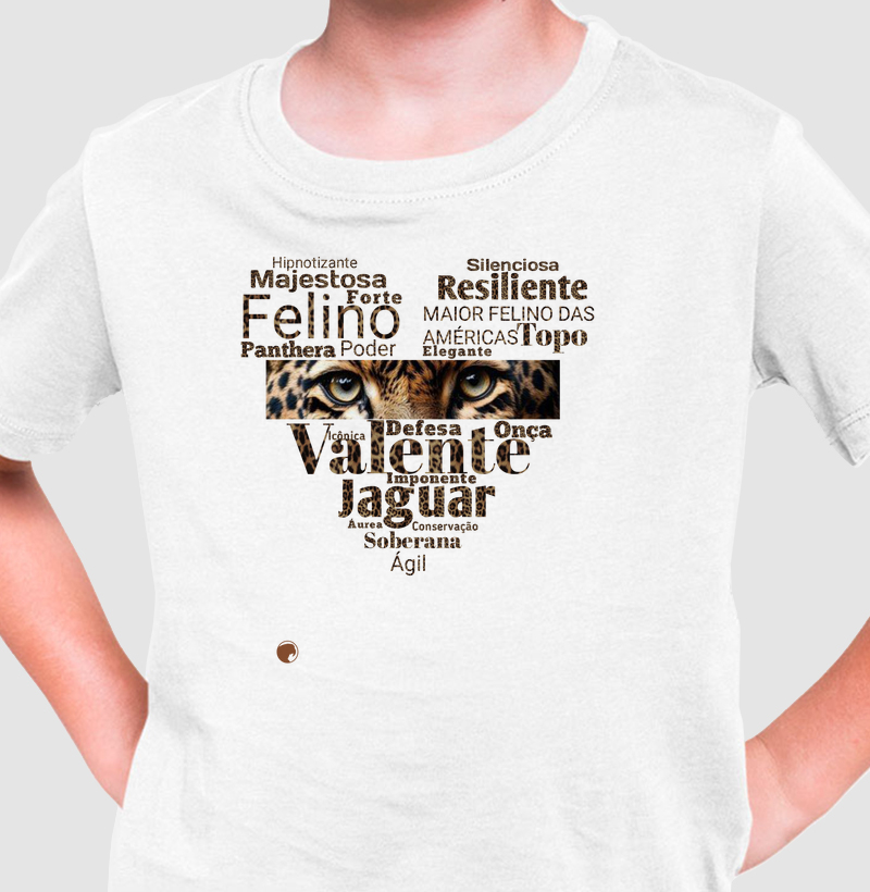 Camiseta Infantil Homenagem à Onça