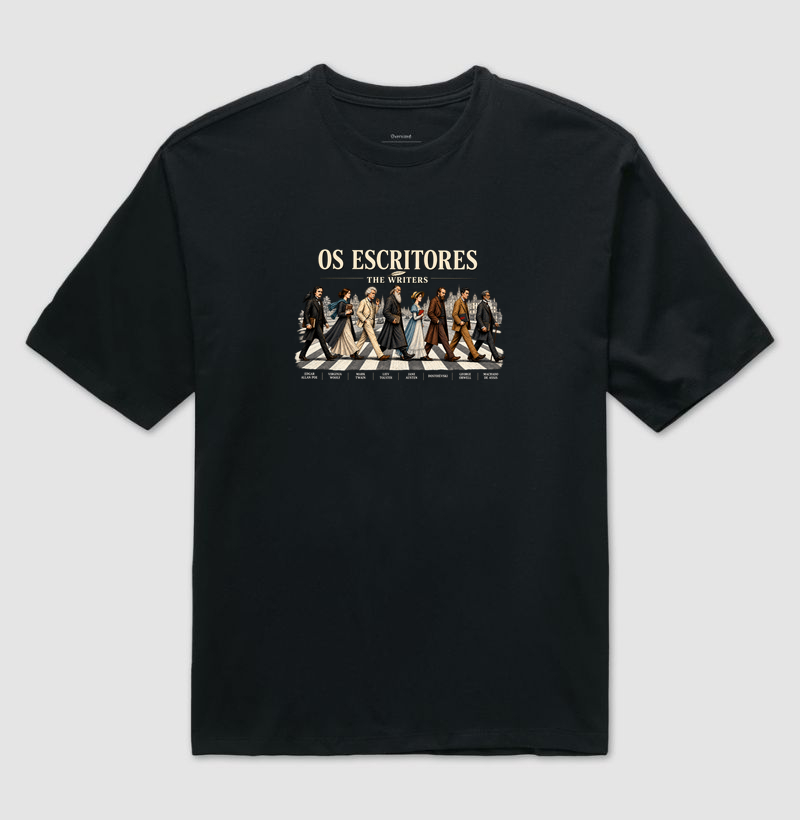 Os escritores Abbey Road - Camiseta Oversized