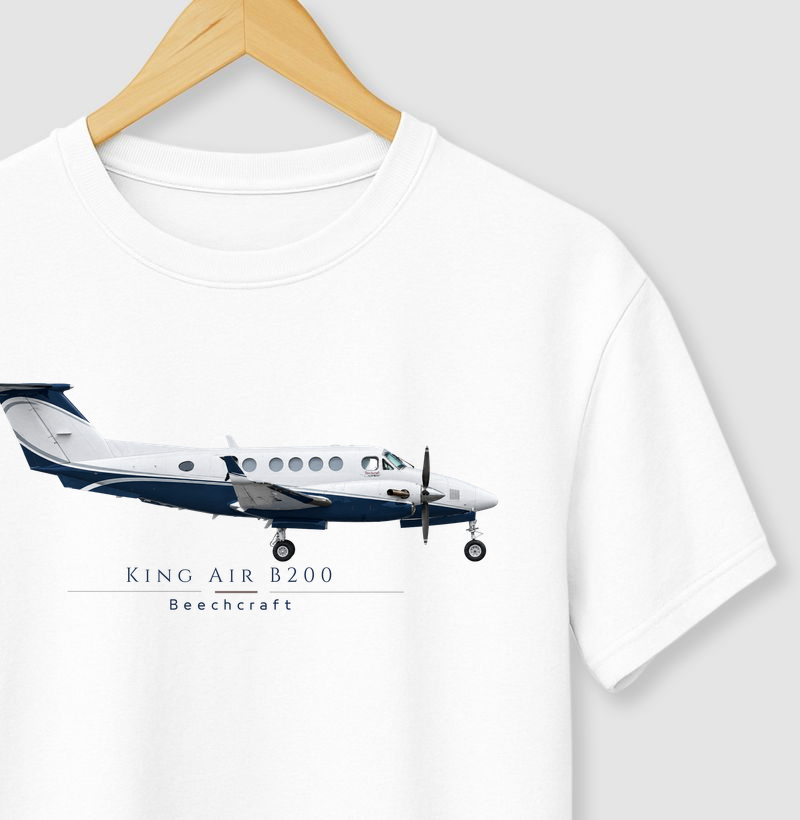 King Air B200 | Profile - Camiseta