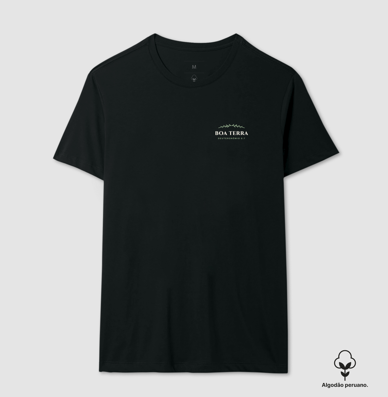 Camiseta Algodão Peruano Cristã Boa Terra - Camiseta Algodão Peruano