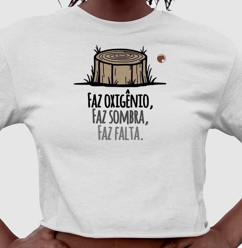 Cropped Árvore faz falta