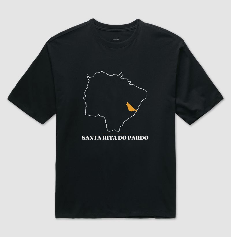 Santa Rita do Pardo | Traço MS - Camiseta Oversized