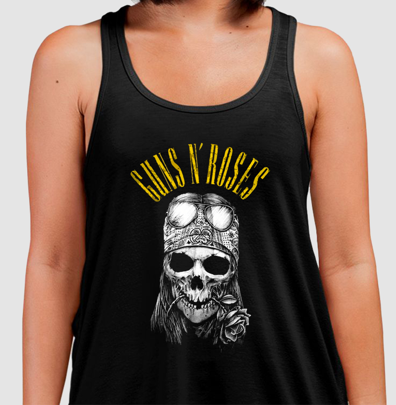 Regata Fã de Guns N’ Roses – Axl Rose Caveira