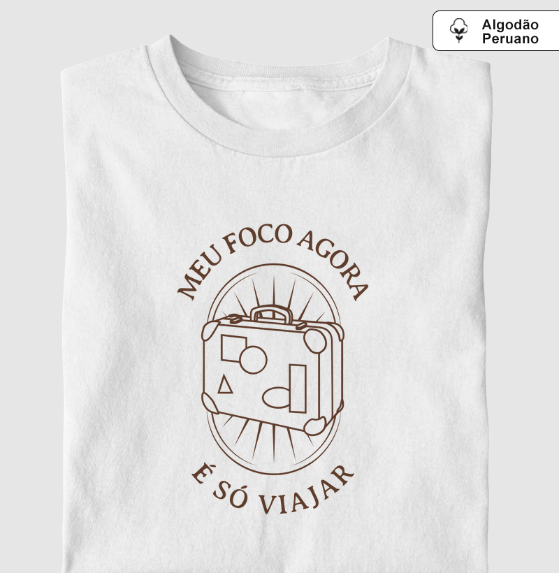 Meu foco agora é só viajar