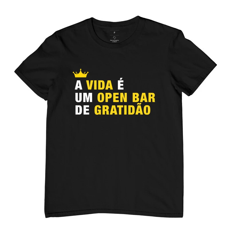A vida é um open bar de gratidão