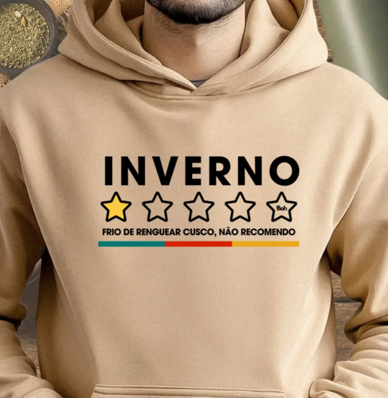 Inverno: Frio de renguear cusco, não recomendo