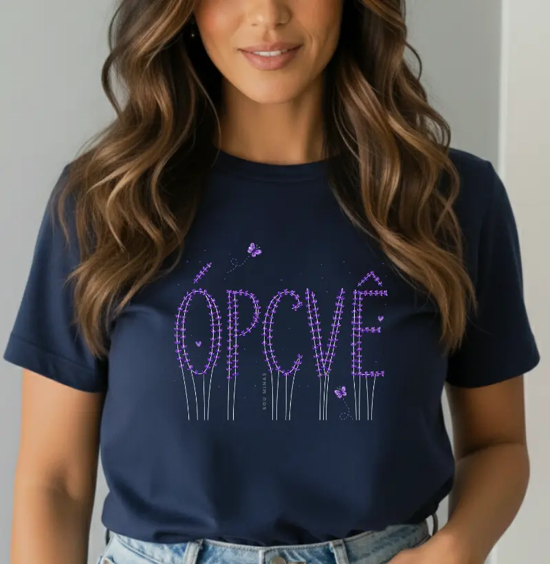 Camiseta Ópcevê | Expressão Mineira | Charme e Mineiridade - Algodão Peruano