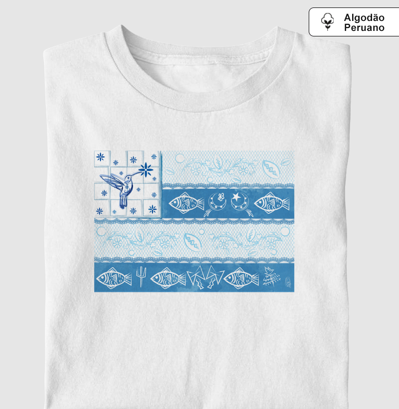 Algodão Peruano - Bandeira Bembé (por Orádia Porciúncula)