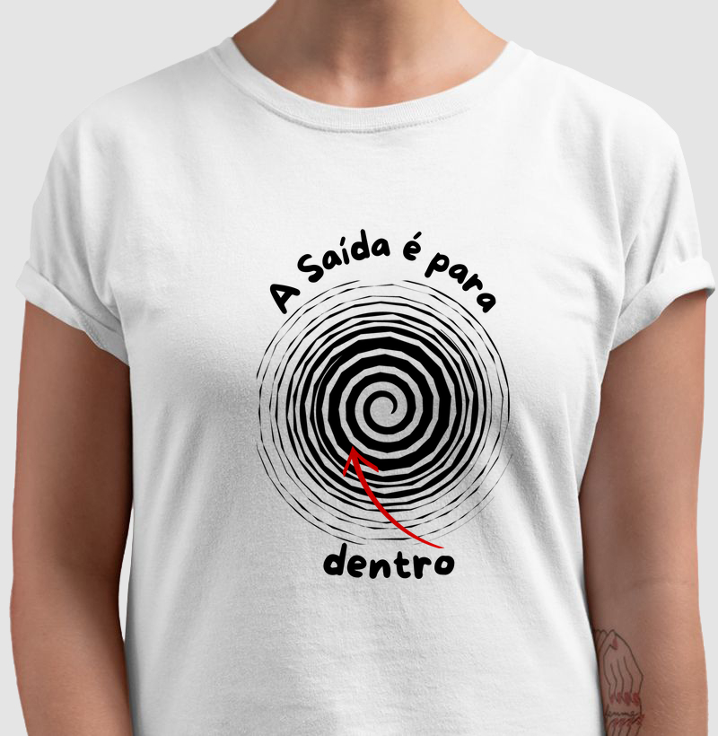 A saída é para dentro