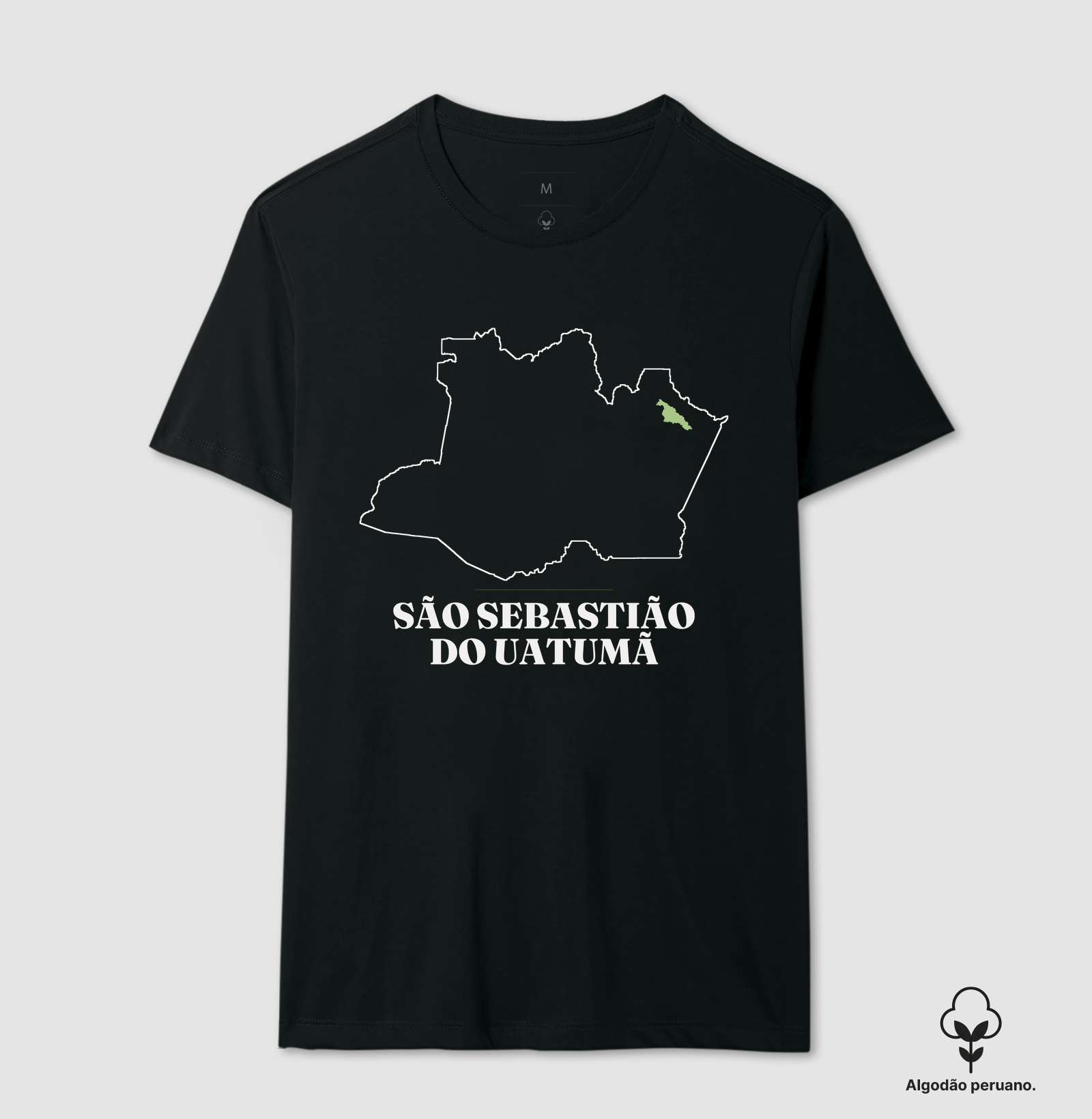 São Sebastião do Uatumã | Traço AM - Camiseta Algodão Peruano