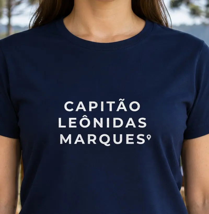 Capitão Leônidas Marques | Pin PR - Camiseta