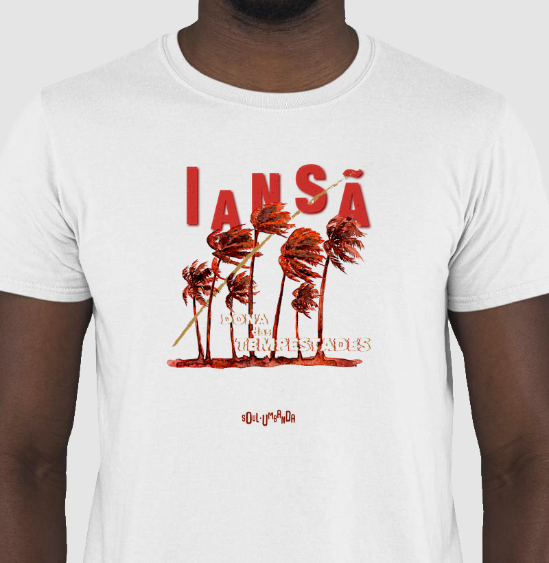 camiseta IANSÃ dona das tempestades masculina