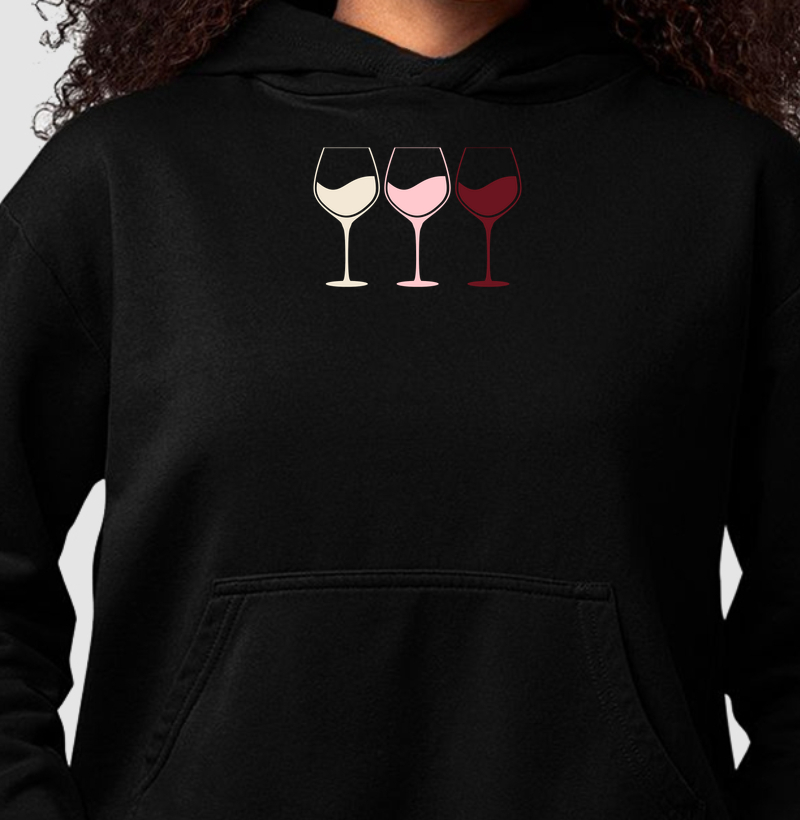 branco, rosé e tinto