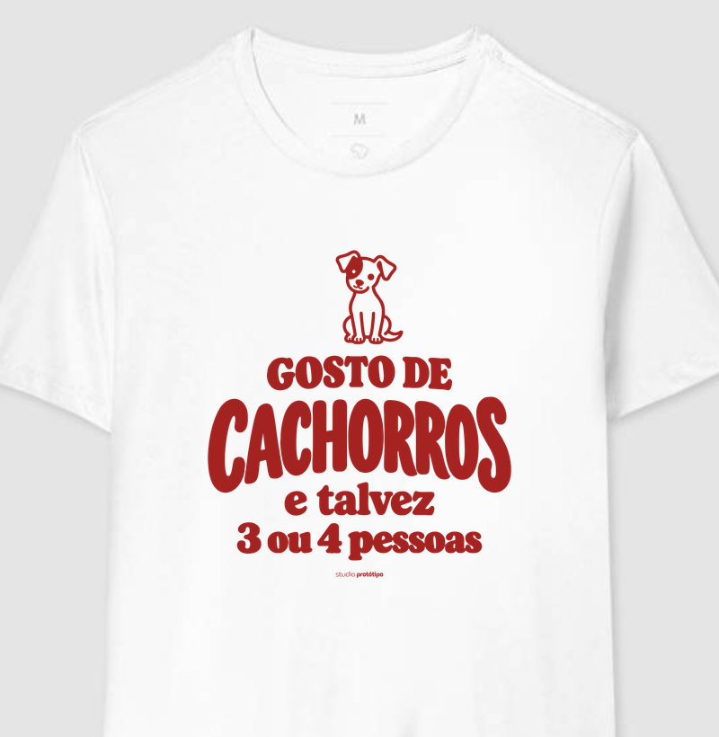 Gosto de Cachorros e Talvez 3 ou 4 Pessoas