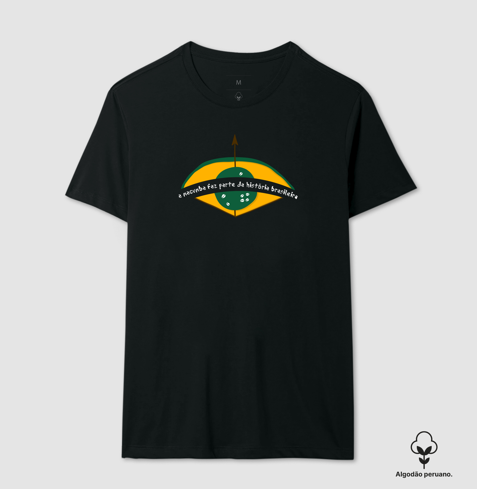 A macumba faz parte da história brasileira - Fonte branca