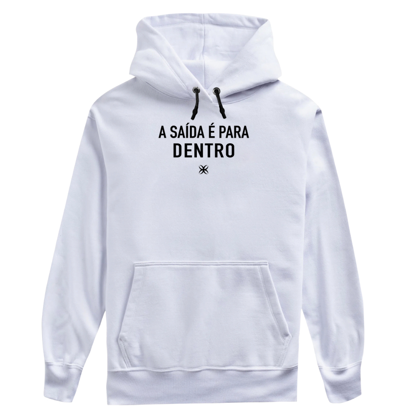 A saída é para dentro