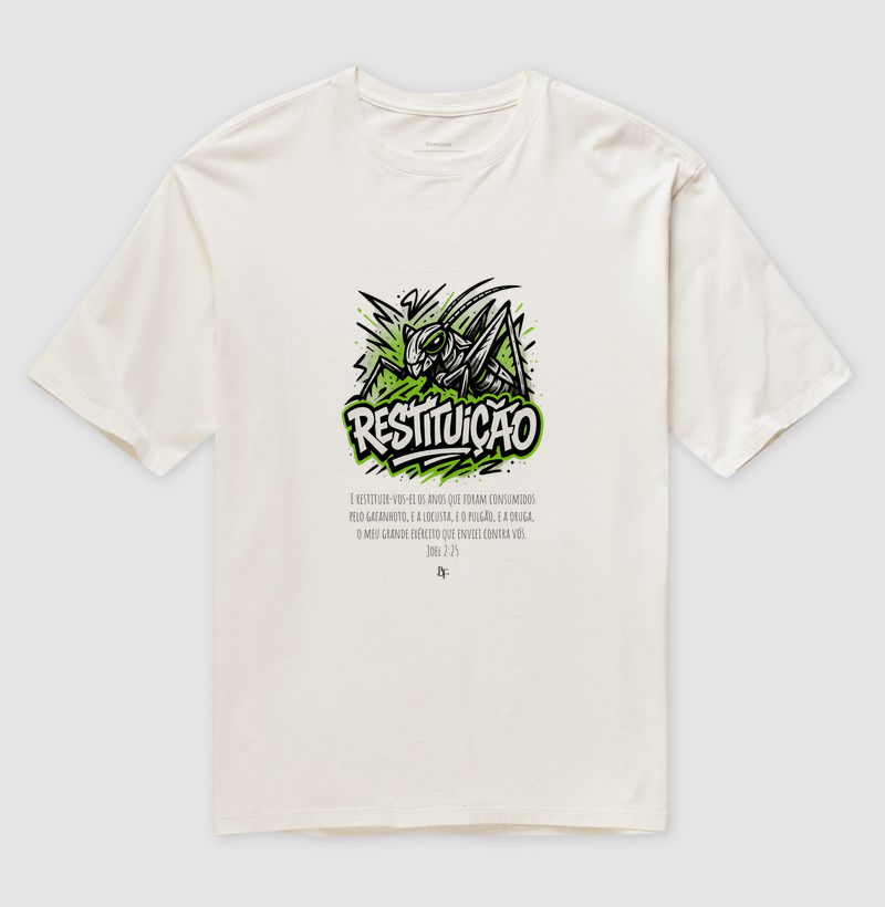 Restituicao - Joel 2 - Camiseta Oversized