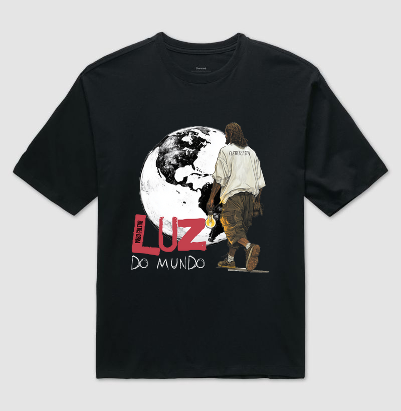 CAMISETA OVERSIZED "O ELETRICISTA"